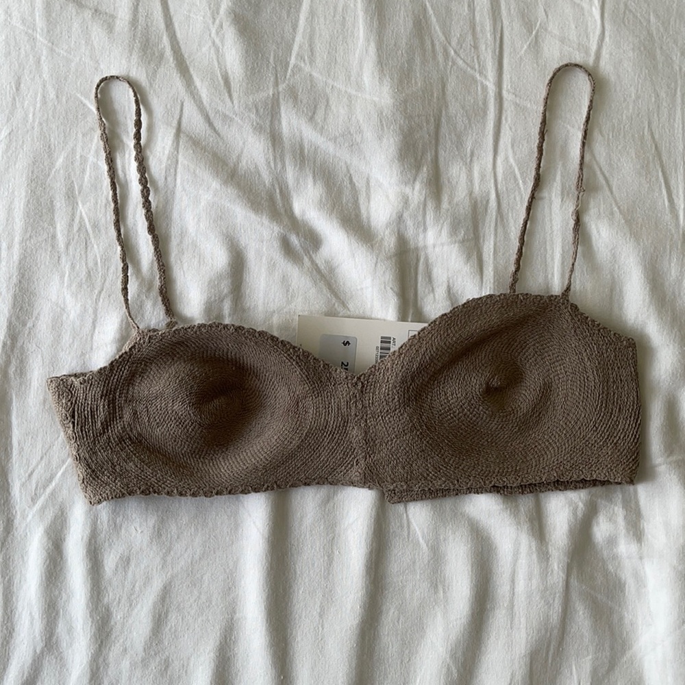 Zara knit bralette